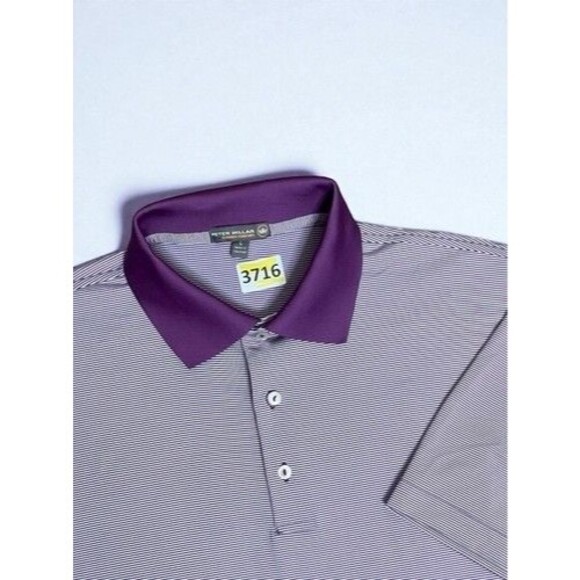 NWOT Peter MiIlar Stretch Short Sleeve Performance Polo Shirt Men Size Large - Picture 1 of 10